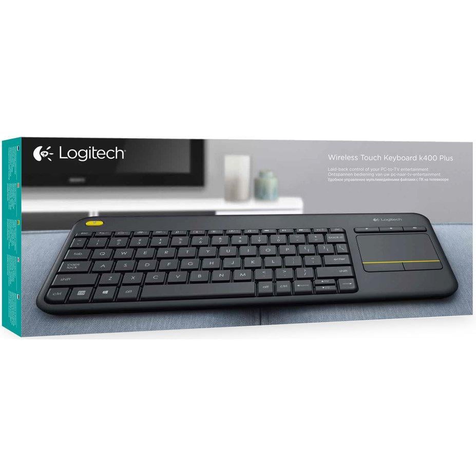 Logitech Wireless All-In-One Keyboard K400 Plus With Built-In Touchpad