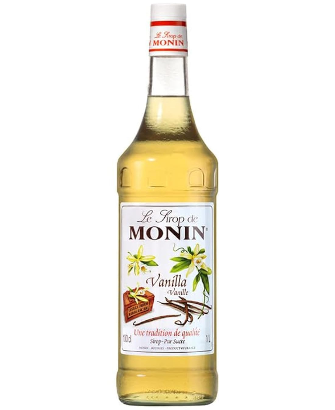 Monin Vanilla Syrup Bottle 1L