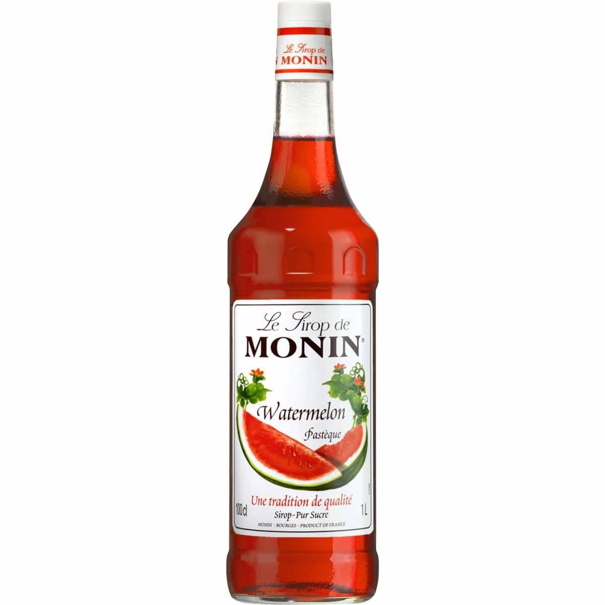 Monin Watermelon Syrup Bottle 1L