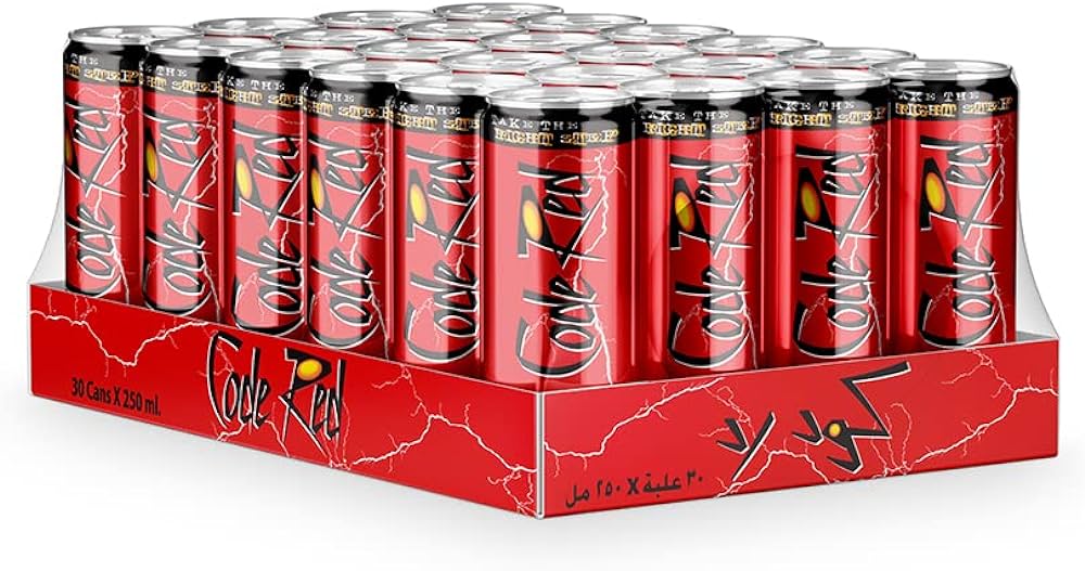 Code Red Power Drink Can 250ml Box 30pcs